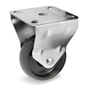 Полиамидно мебелно колело Tellure Rota незавиващо, с планка  40 мм, 30 кг, Series 32 - product - 048 MIP 232