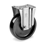 Колело промишлено Tellure Rota от термореактивна смола завиващо с планка 100 мм, 200 кг, Series 67 - product - 048 MIP 279