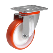 Колело промишлено Tellure Rota полиамидно с полиуретанов бандаж завиващо с планка и ролков лагер 100 мм, 170 кг, Series 60 - product - 048 MIP 402