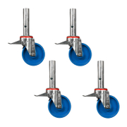 Колело за подвижно скеле Krause регулируемо в к-кт 4 бр.  ф 125 мм - product - 048 MIP 479