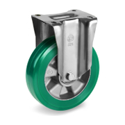 Колело промишлено Tellure Rota алуминиево с полиуретанов бандаж незавиващо с планка 200 мм, 700 кг, Series 62 - product - 048 MIP 485