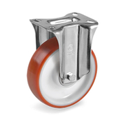 Колело промишлено Tellure Rota полиамидно с полиуретанов бандаж незавиващо с планка 100 мм, 170 кг, Series 60 - product - 048 MIP 511