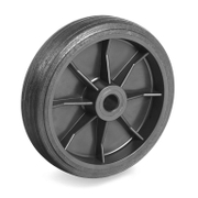 Колело промишлено Tellure Rota полипропиленово с каучуков бандаж 125 мм, 50 кг, Series 51 - product - 048 MIP 532