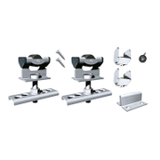 Ролка за плъзгаща врата Saheco к-кт с планка  80х24х2 мм, SF-40 - product - 048 TEK 551