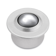 Сферична траспортна опора Torwegge с тяло от поцинкована стомана  ф 75х53.5 мм, 610 кг, KR-B-45 - product - 048 TWG 159