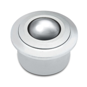 Сферична траспортна опора Torwegge с тяло от поцинкована стомана  ф 31х21 мм, 100 кг, KR-M-15 - product - 048 TWG 173