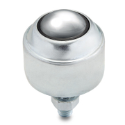 Сферична траспортна опора Torwegge с болт  ф 39х5х63.8 мм, 100 кг, KR-U1-25-28 - product - 048 TWG 208