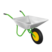 Строителна количка Palisad с метално корито едноколесна  100 кг, 65 л - product - 049 DJT 090