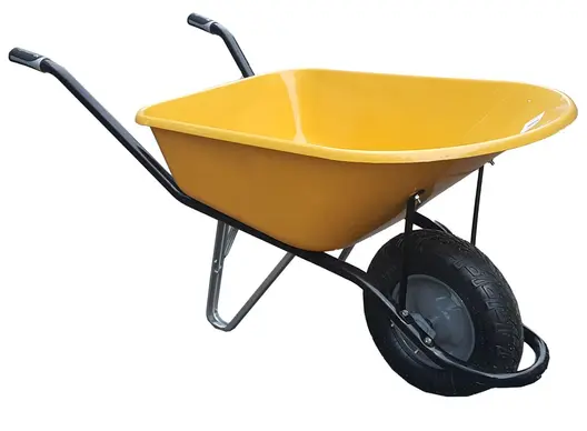 Строителна количка Haemmerlin с метално корито едноколесна  110 кг, 110 л