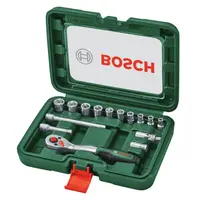 Гедоре комплект Bosch вложки с тресчотка  15 бр., 5-13 мм х 1/4"