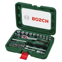 Гедоре комплект Bosch вложки с тресчотка  37 бр., 5-13 мм х 1/4"