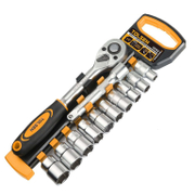 Гедоре комплект Tolsen вложки с тресчотка  12 бр., 10-22 мм х 1/2 - product - 050 ERB 111