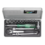 Гедоре комплект Heyco вложки с тресчотка  17 бр., 4-13 мм х 1/4, 27-3010-M - product - 050 HCO 127