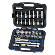 Гедоре комплект Heytec вложки с тресчотка и накрайници  39 бр., 10-30 мм х 1/2, 50853-3015 - product - 050 HCO 131