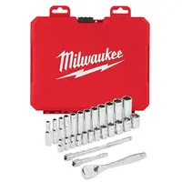 Гедоре комплект Milwaukee вложки с тресчотка  28 бр., 5-15 мм х 1/4"