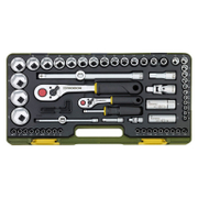 Гедоре комплект Proxxon вложки с тресчотка и накрайници  65 бр., 4-32 мм х 1/2 - 1/4 - product - 050 PRN 030