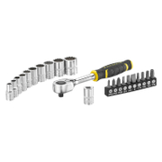 Гедоре комплект Stanley вложки с тресчотка и накрайници  21 бр., 13-24 мм x 1/2, FMMT82681-0 - product - 050 STY 135