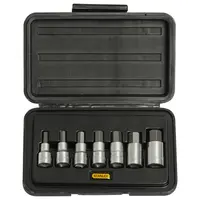 Гедоре комплект Stanley вложки с накрайници  7 бр., 6-19 мм x 1/2", 1-89-099