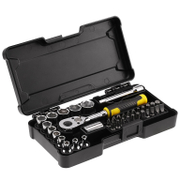 Гедоре комплект Stanley вложки с тресчотка и накрайници  37 бр., 4-14 мм х 1/4, STMT82672-0 - product - 050 STY 140