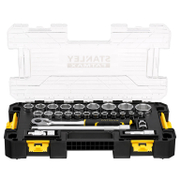 Гедоре комплект Stanley вложки с тресчотка  26 бр., 8-34 мм x 1/2, FMMT98103-1 - product - 050 STY 141