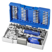 Гедоре комплект Expert вложки с тресчотка и накрайници  48 бр., 5.5-14 мм, 1/4 - product - 050 TON 152