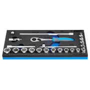 Гедоре комплект Unior вложки с тресчотка  23 бр., 6-22 мм х 3/8, 964/25SOS - product - 050 UNR 086