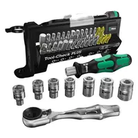 Гедоре комплект Wera вложки с тресчотка и накрайници  39 бр., 5.5-13 мм х 1/4", Tool-Check Plus