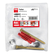 Комплект дюбели Tox за монтаж на тоалетна чиния с патентен болт 2 бр./блистер ф 8x51 мм, Toilet Plus - product - 051 TOX 004