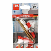 Комплект дюбели Tox за монтаж на тоалетна чиния с патентен болт 2 бр./блистер ф 8x51 мм, Toilet Plus - product - 051 TOX 045