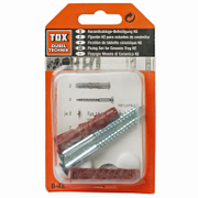 Комплект дюбели Tox за монтаж на етажерки с винт PZ  ф 6x45 мм, TFS - product - 051 TOX 050