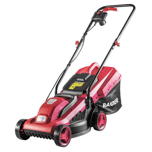 Електрическа косачка Raider с кош  1.4 kW, 330 мм, 500 м2, RD-LM31