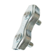 Скоба за метални въжета QD Rigging China тип жабка, двойна  ф 6x60 мм - product - 053 DMT 336