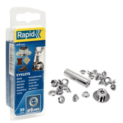 Капси Rapid с инструмент за набиване  6 мм, 25 бр. - product - 053 KAM 396