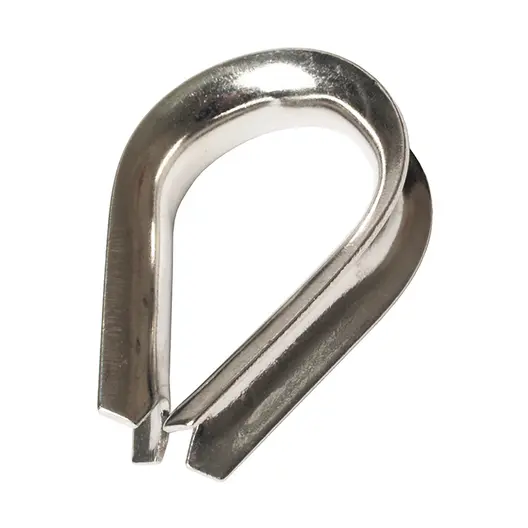 Кауш за въже Inox Mare неръждаем  ф 3 мм, A4, DIN 6899 B