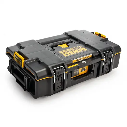 Пластмасов куфар DeWALT за инструменти  554х371х165 мм, 50 кг, черен, DS166