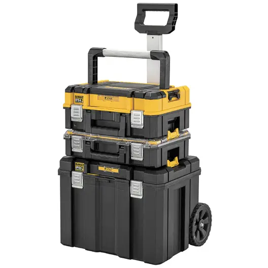 Куфар DeWALT за инструменти пластмасов на колела комплект 708x512x333 мм, 50 кг, черен, TSTAK