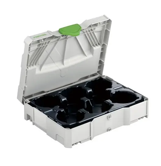 Пластмасов куфар Festool за инструменти  SYS 3 TL, 396х296х237 мм, бял, SYS-STF D150 T-Loc