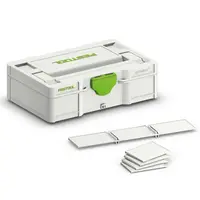 Органайзер за консумативи Festool пластмасов с прегради  265x171x71 мм, 5 кг, бял, Systainer3 SYS3 S 76