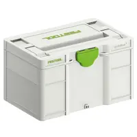 Органайзер за консумативи Festool пластмасов с прегради  265x171x142 мм, 5 кг, бял, Systainer3 SYS3 S 147