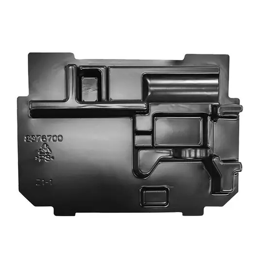 Вложка Makita за куфар за инструменти  DTD129, DTD134, DTD136, DTD146, DTD147, DTD148, BTP130, DTP130 и др., черна, 837670-0