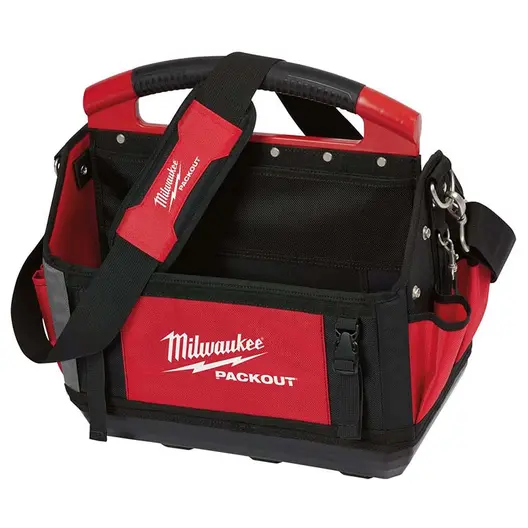 Чанта Milwaukee за инструменти  250x400x320 мм, черно и червено, Packout