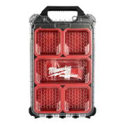 Органайзер за консумативи Milwaukee пластмасов със сменяеми контейнери  250x380x65 мм, черно и червено, Packout - product - 054 MLA 424