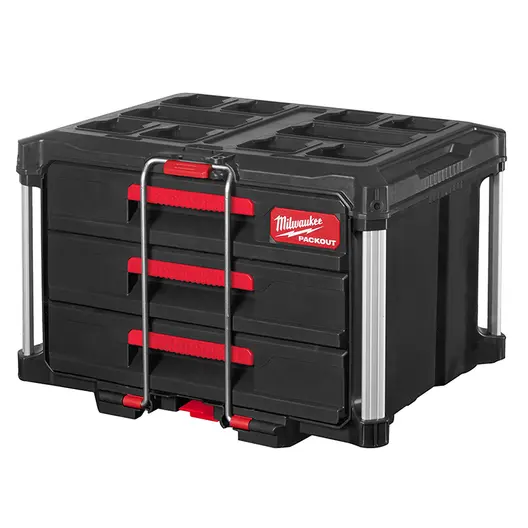 Органайзер Milwaukee за инструменти  560x410x360 мм, 22 кг, черен, Packout