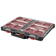 Органайзер за консумативи Milwaukee пластмасов със сменяеми контейнери  500x380x65 мм, черно и червено, Packout - product - 054 MLA 423