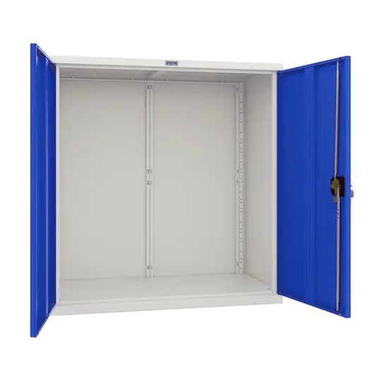 Шкаф Promet метален за инструменти 950х500х1000 мм, 200 кг, сив/син, ТС 1095