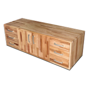 Шкаф Pinie дървен за дърводелски тезгях 1390х500х430 мм, бук - product - 054 PNE 197