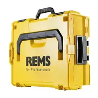 Куфар за инструменти REMS за пресовъчни клещи  220х370х160 мм, жълт, L-Boxx