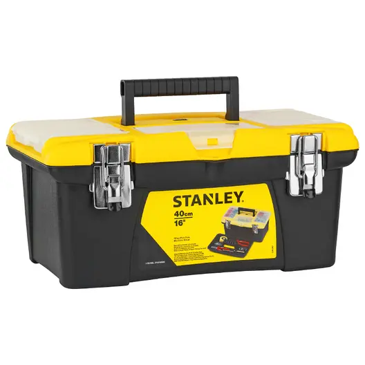 Пластмасов куфар Stanley за инструменти  405x254x178 мм, черен, 1-92-905