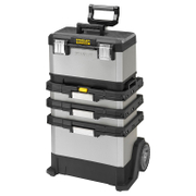 Куфар Stanley за инструменти пластмасов на колела 568x893x389 мм, 50 кг, сив, 1-95-622 - product - 054 STY 535