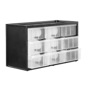 Шкаф Stanley модулен пластмасов за консумативи с 9 чекмеджета  365x155x213 мм, черен - product - 054 STY 562